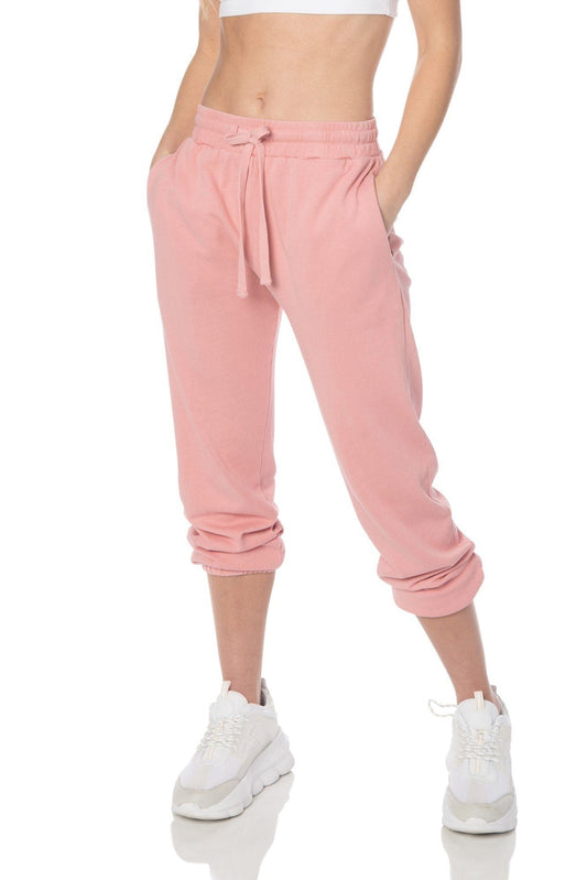 Mineral Washed Pink Relaxed Fit Joggers - Hypeach Lounge Bottoms HYPEACH 