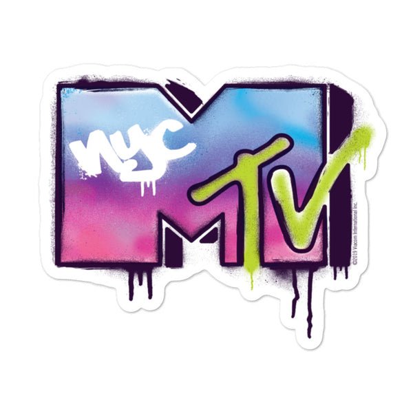 MTV Graffiti Die Cut Sticker Pack of 3