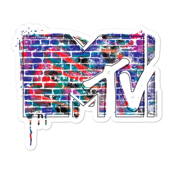 MTV Graffiti Die Cut Sticker Pack of 3