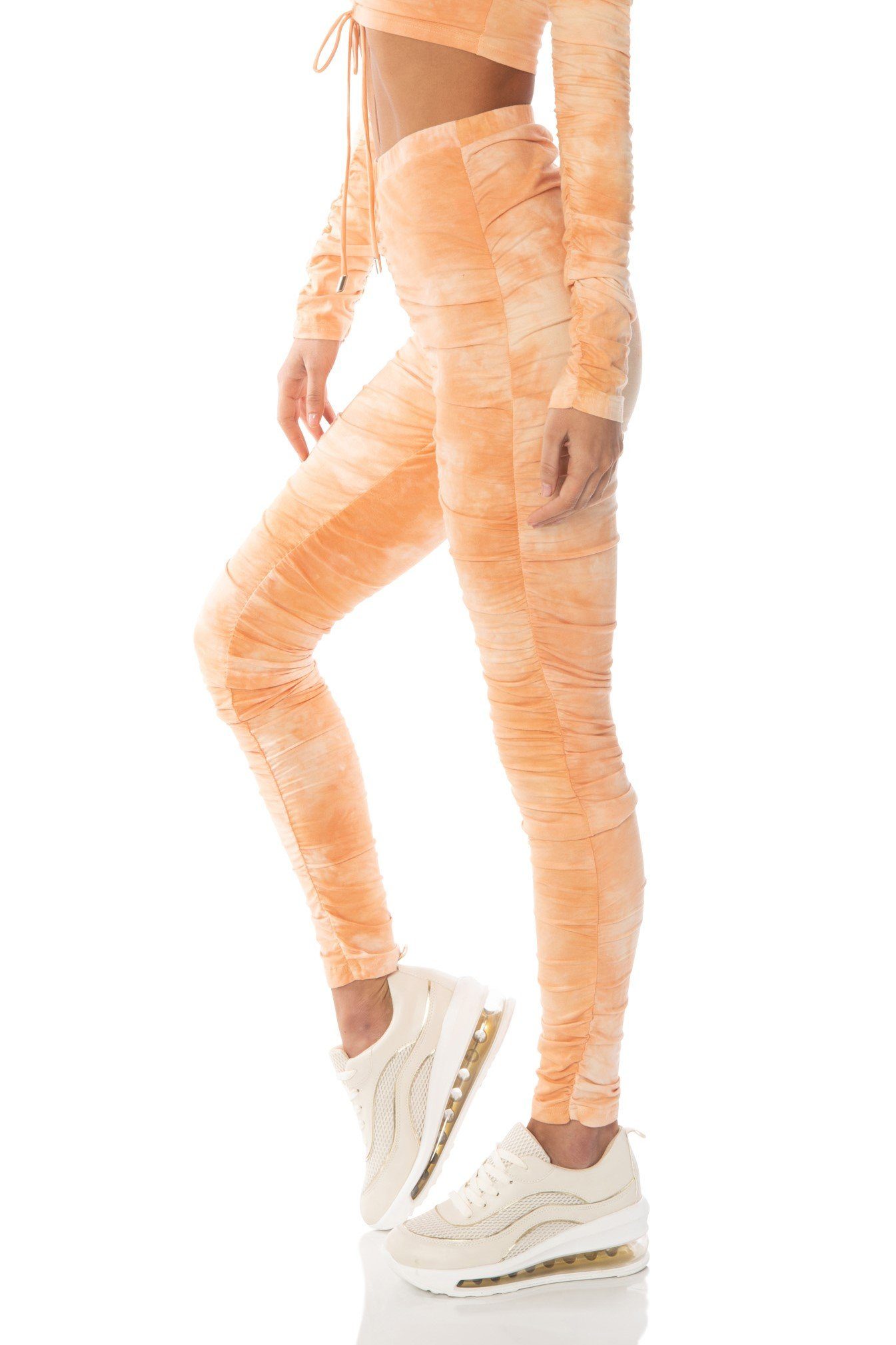 Orange Crush Leggings Bottoms HYPEACH 