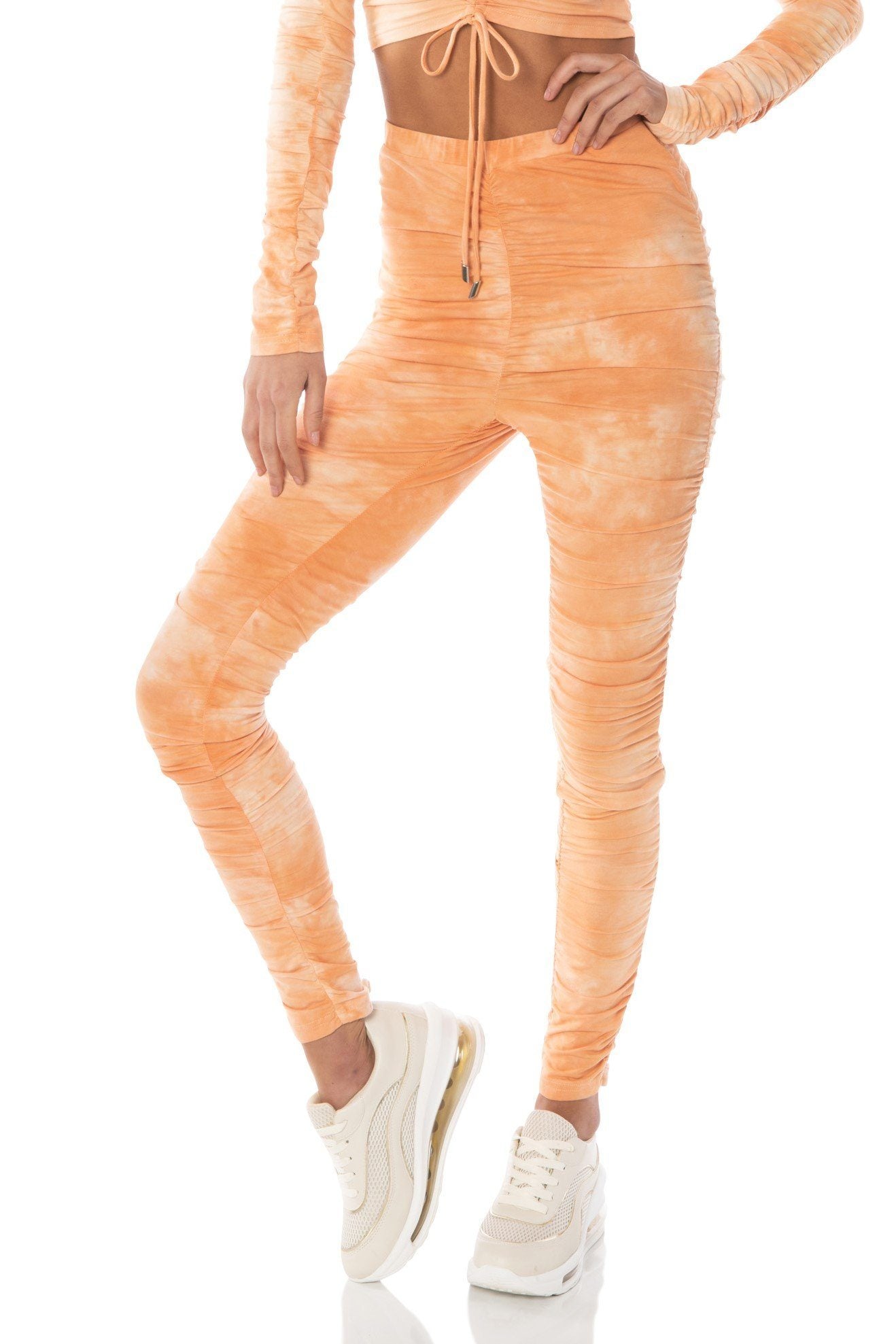 Orange Crush Leggings Bottoms HYPEACH 