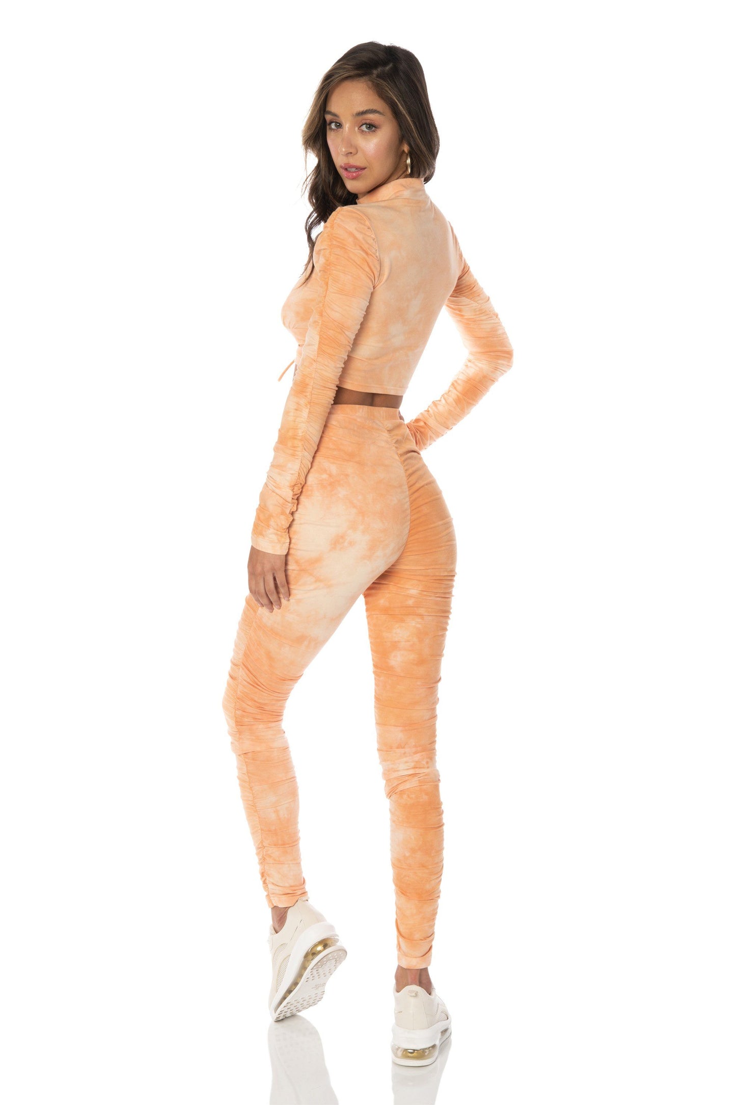 Orange Crush Leggings Bottoms HYPEACH 