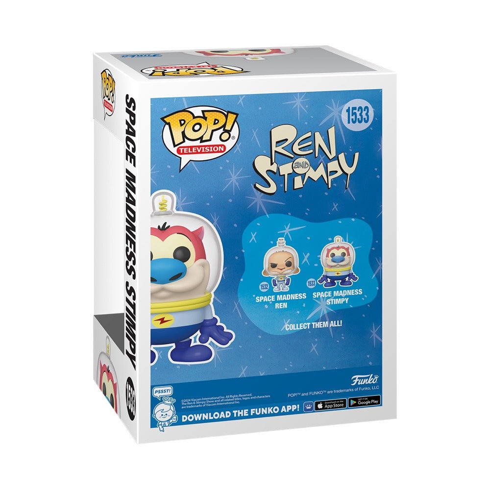 Ren & Stimpy Show Stimpy in Space Suit Funko POP! Figure