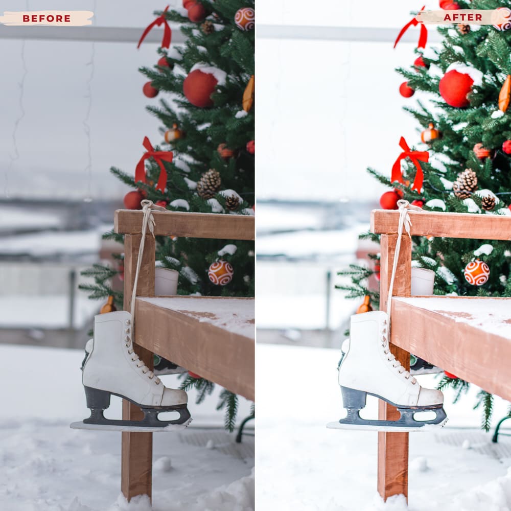 Ai-Optimized WHITE CHRISTMAS LIGHTROOM PRESETS