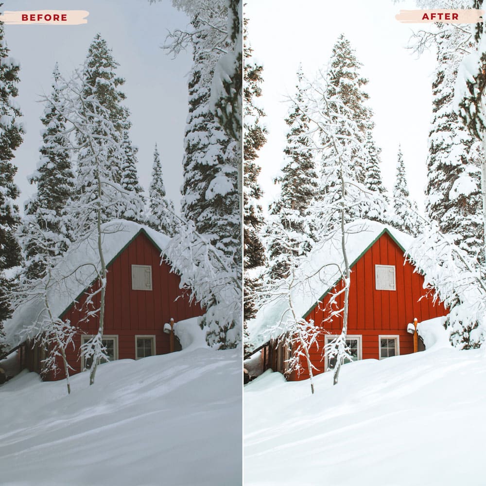 Ai-Optimized WHITE CHRISTMAS LIGHTROOM PRESETS