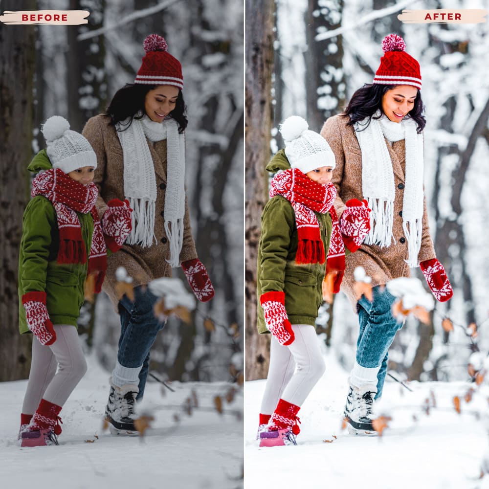 Ai-Optimized WHITE CHRISTMAS LIGHTROOM PRESETS