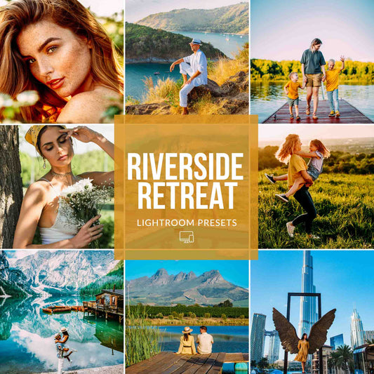 Ai-Optimized RIVERSIDE RETREAT LIGHTROOM PRESETS