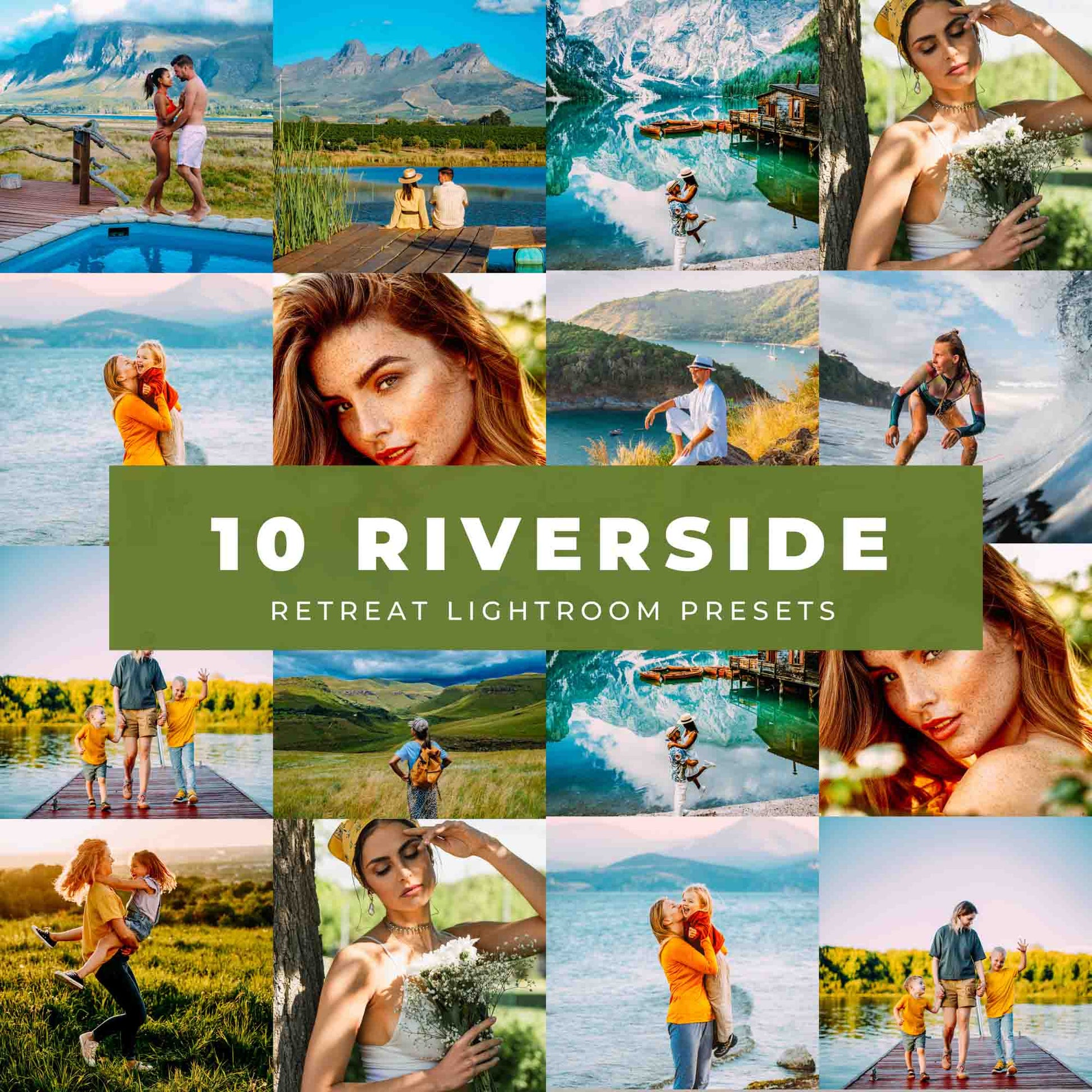 Ai-Optimized RIVERSIDE RETREAT LIGHTROOM PRESETS