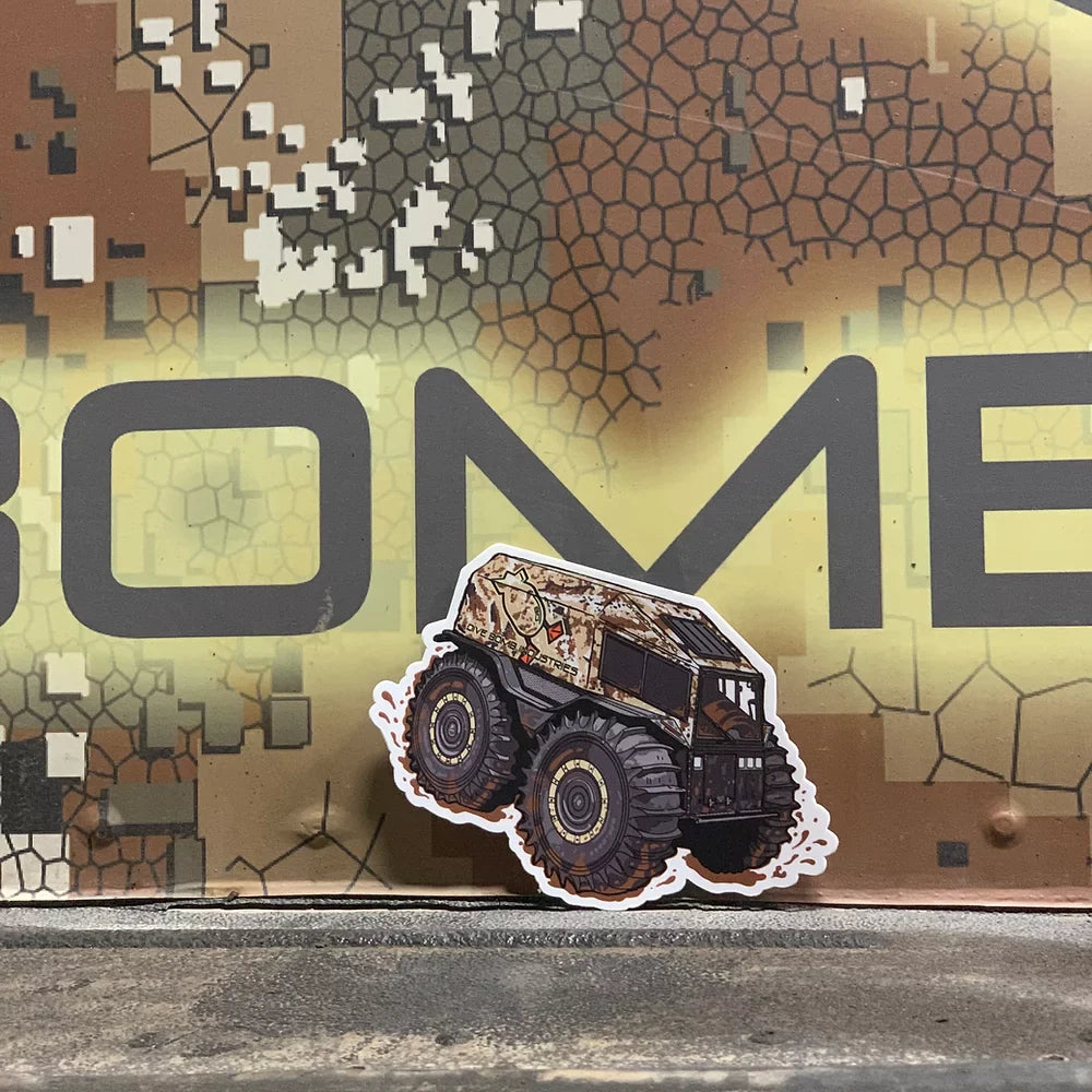 Dive Bomb Sherp 5" Decal