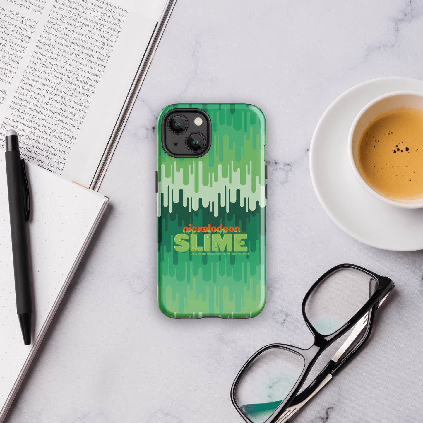 Slime Ombre Green Tough Phone Case - iPhone