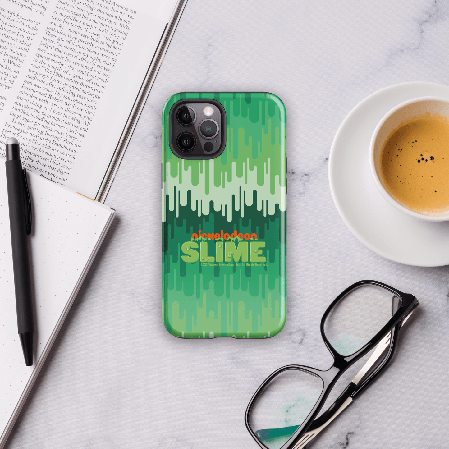 Slime Ombre Green Tough Phone Case - iPhone