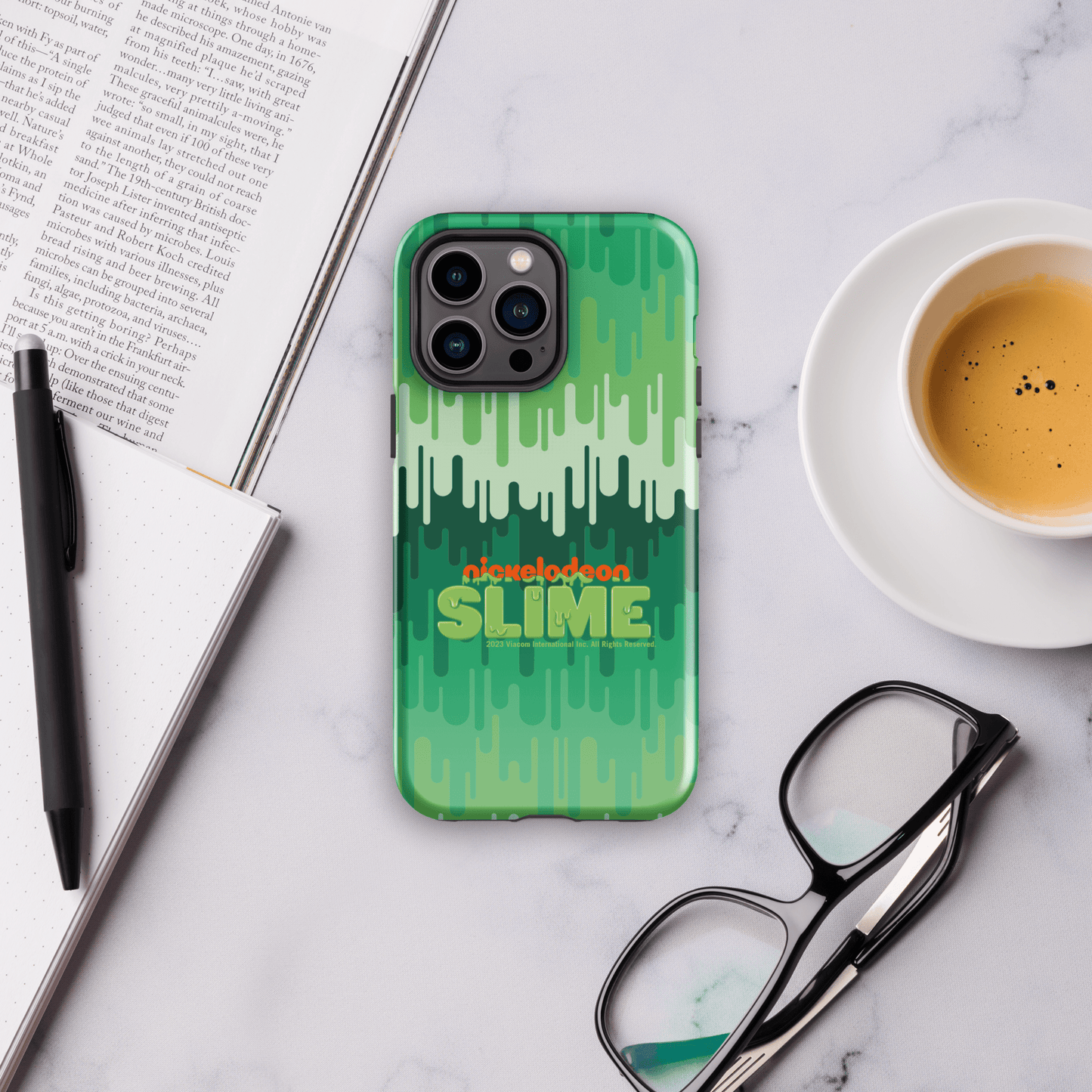 Slime Ombre Green Tough Phone Case - iPhone