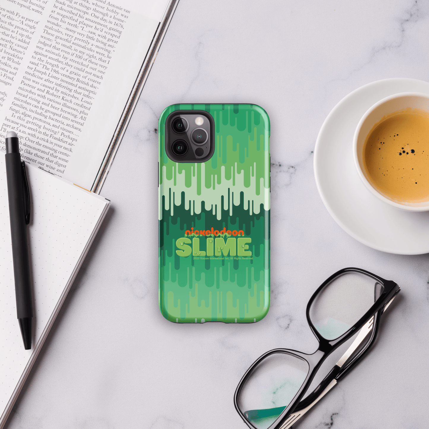 Slime Ombre Green Tough Phone Case - iPhone