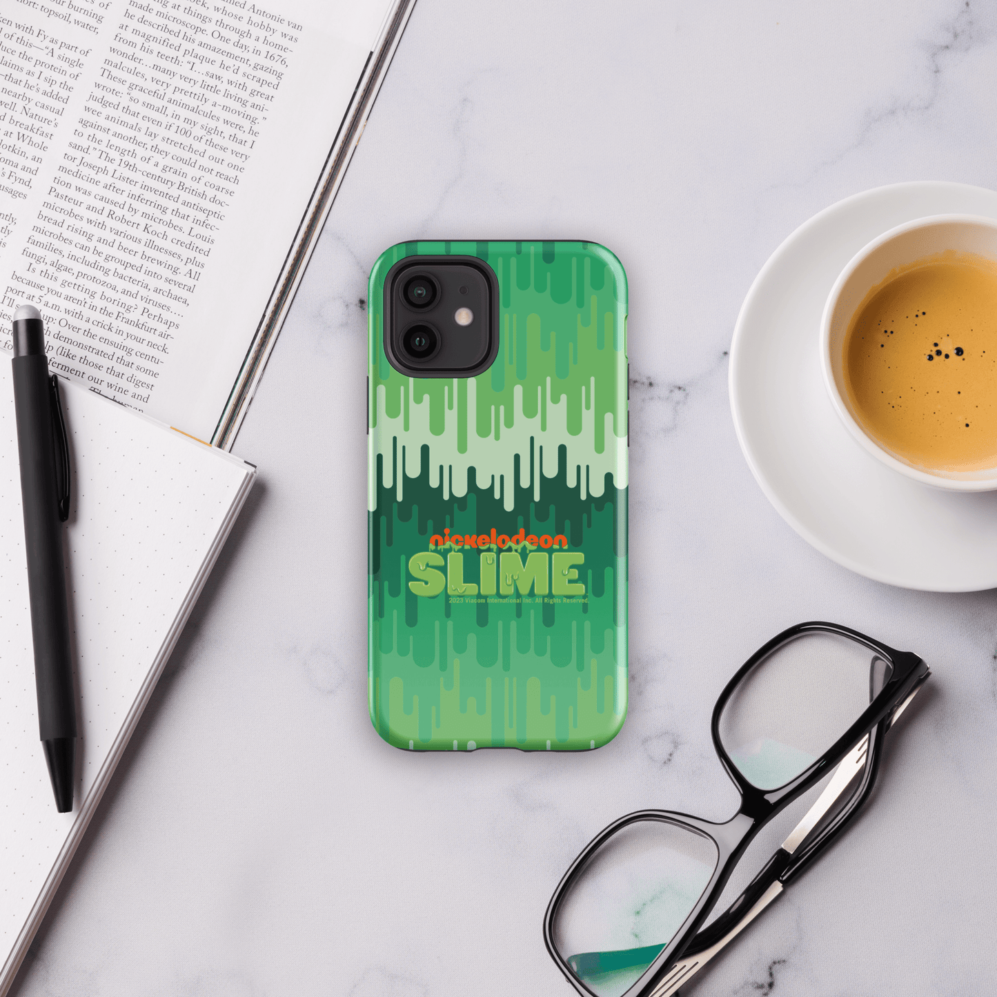 Slime Ombre Green Tough Phone Case - iPhone