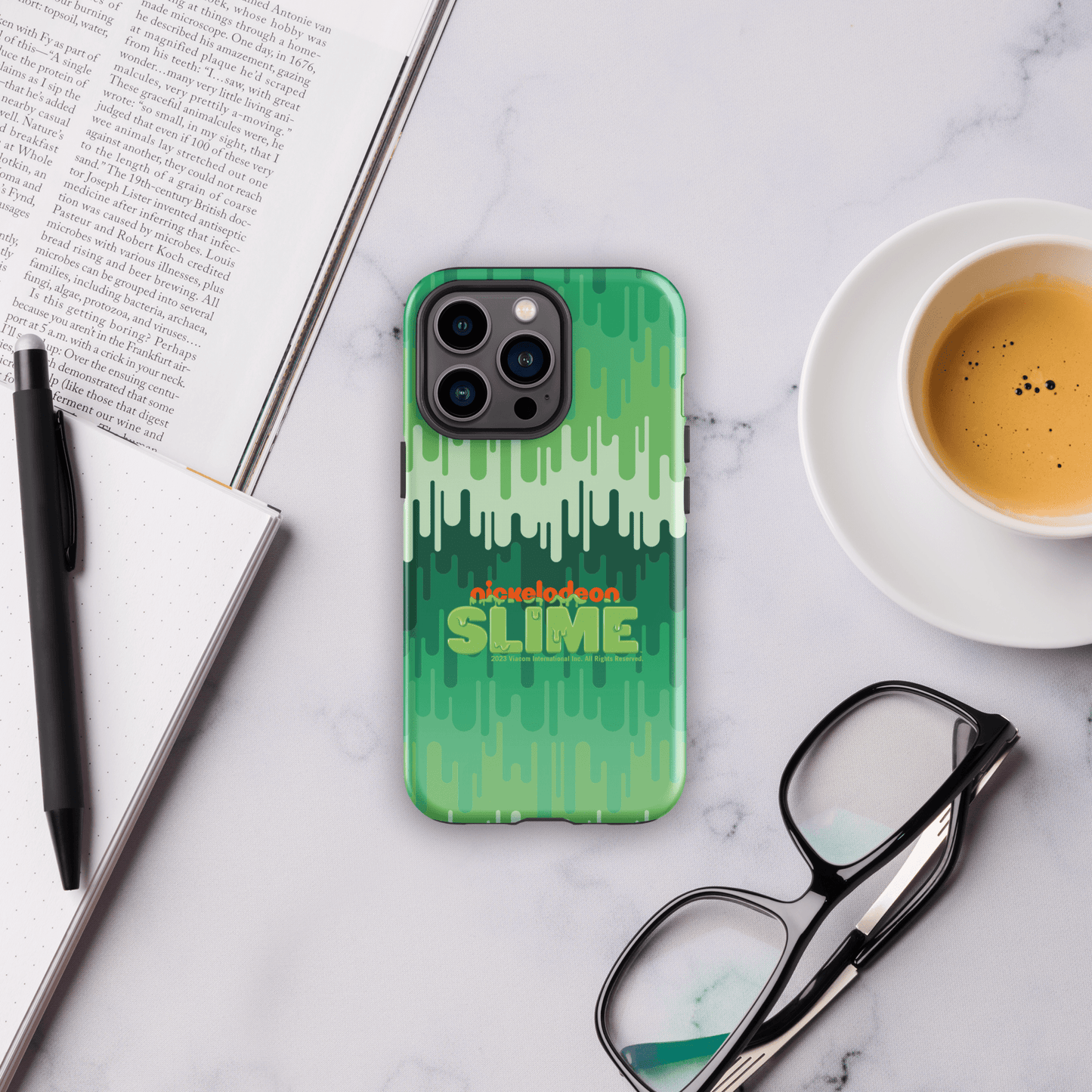 Slime Ombre Green Tough Phone Case - iPhone