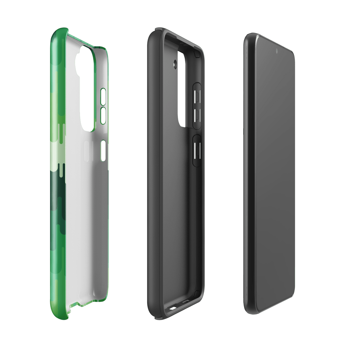 Slime Ombre Green Tough Phone Case - Samsung