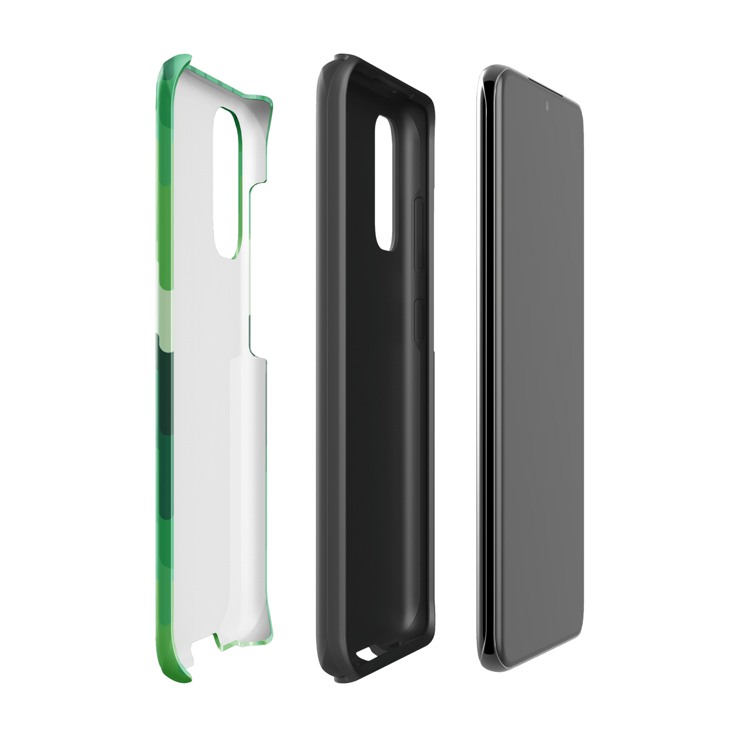 Slime Ombre Green Tough Phone Case - Samsung