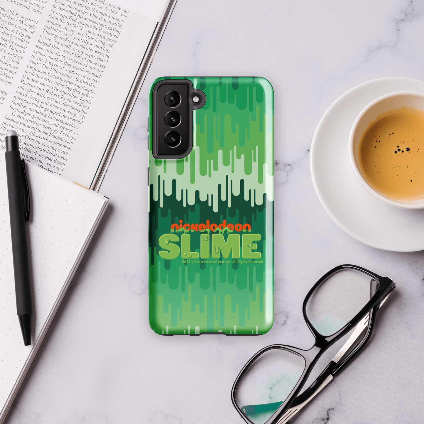 Slime Ombre Green Tough Phone Case - Samsung