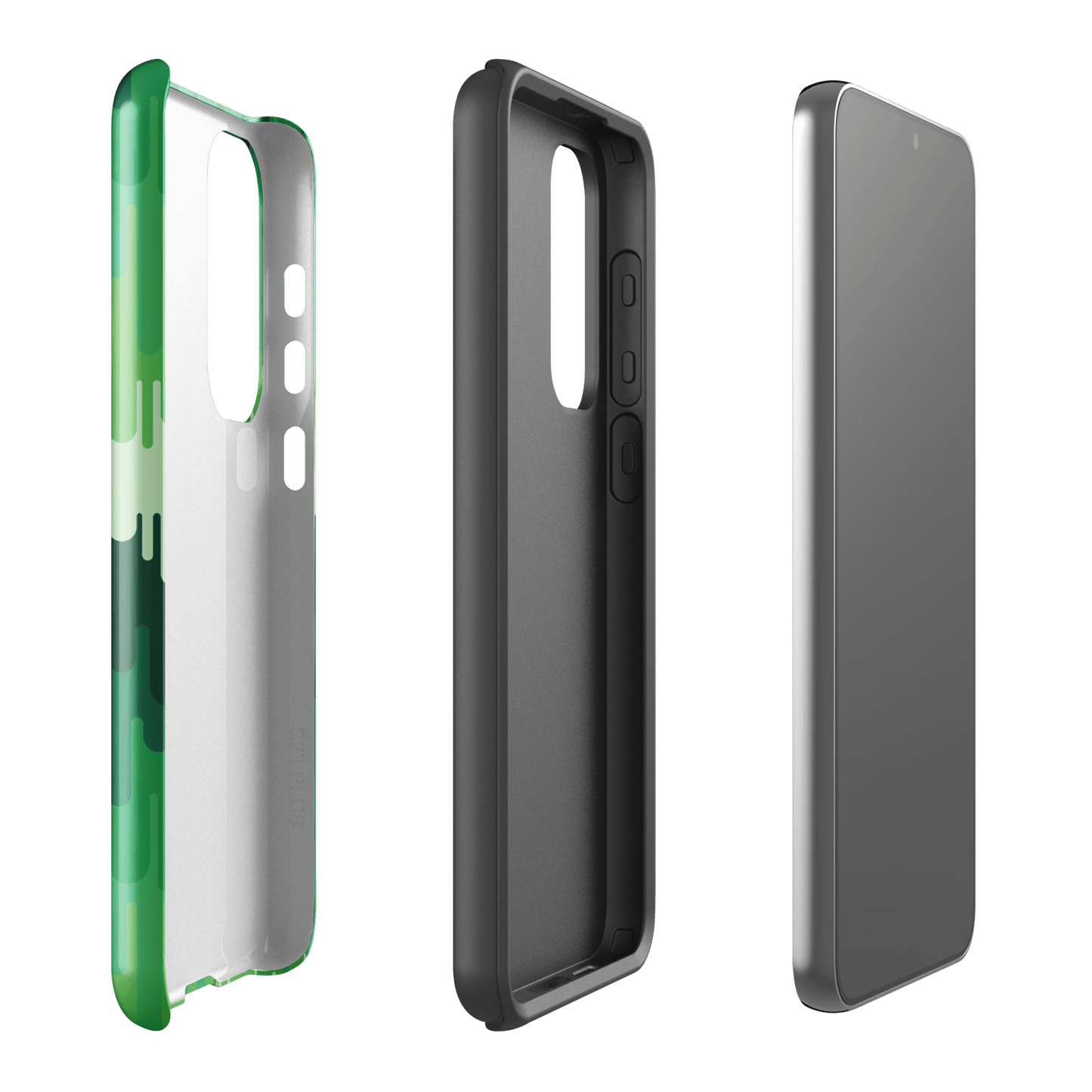 Slime Ombre Green Tough Phone Case - Samsung