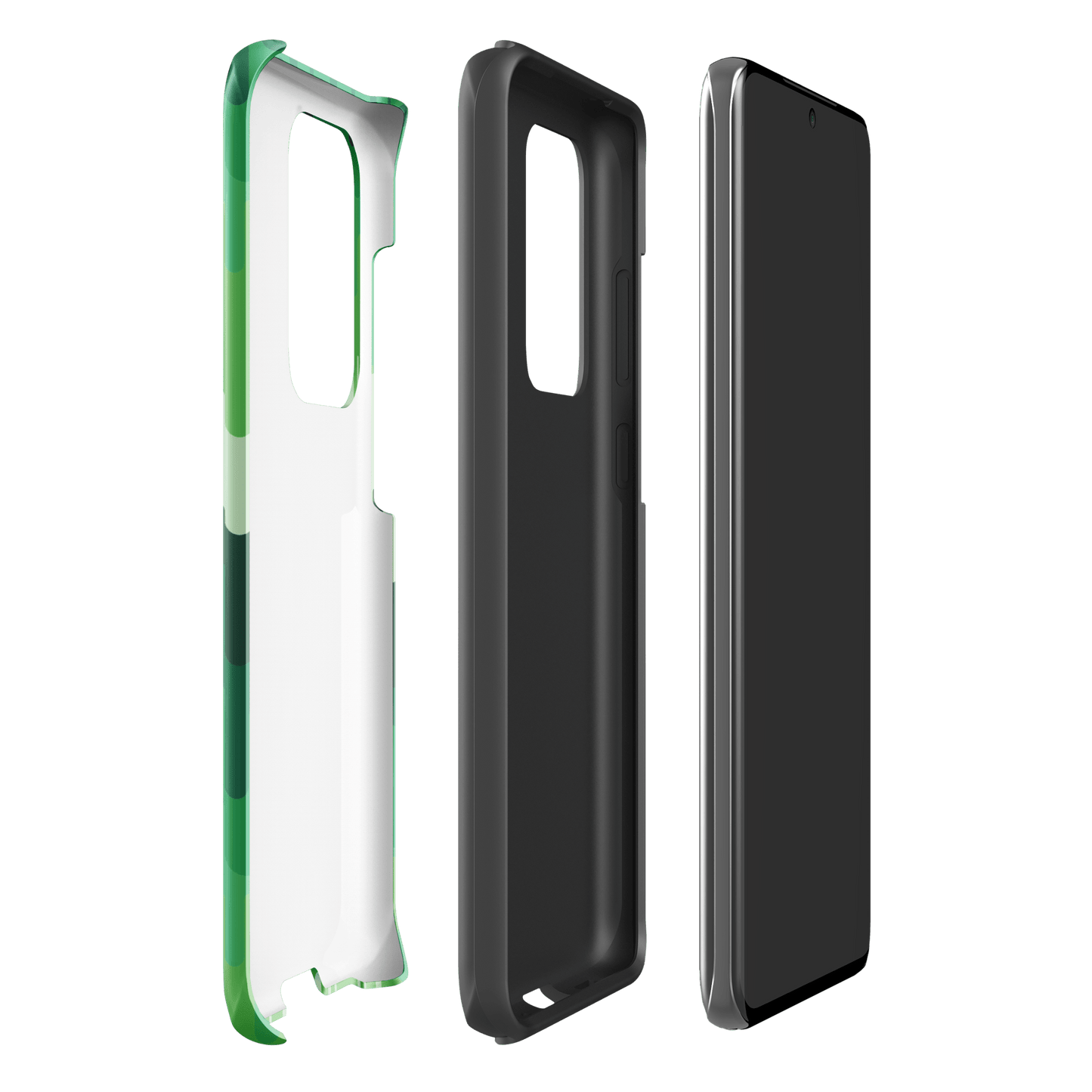 Slime Ombre Green Tough Phone Case - Samsung