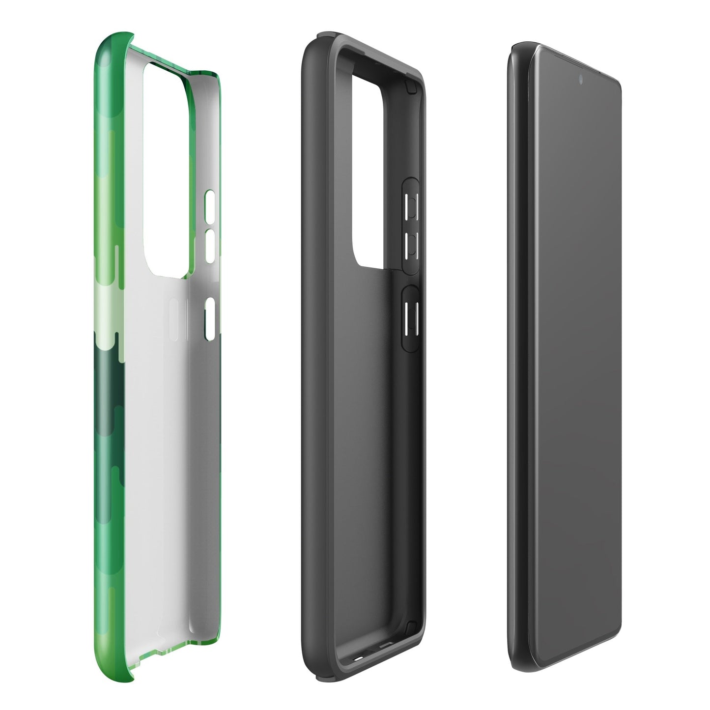 Slime Ombre Green Tough Phone Case - Samsung