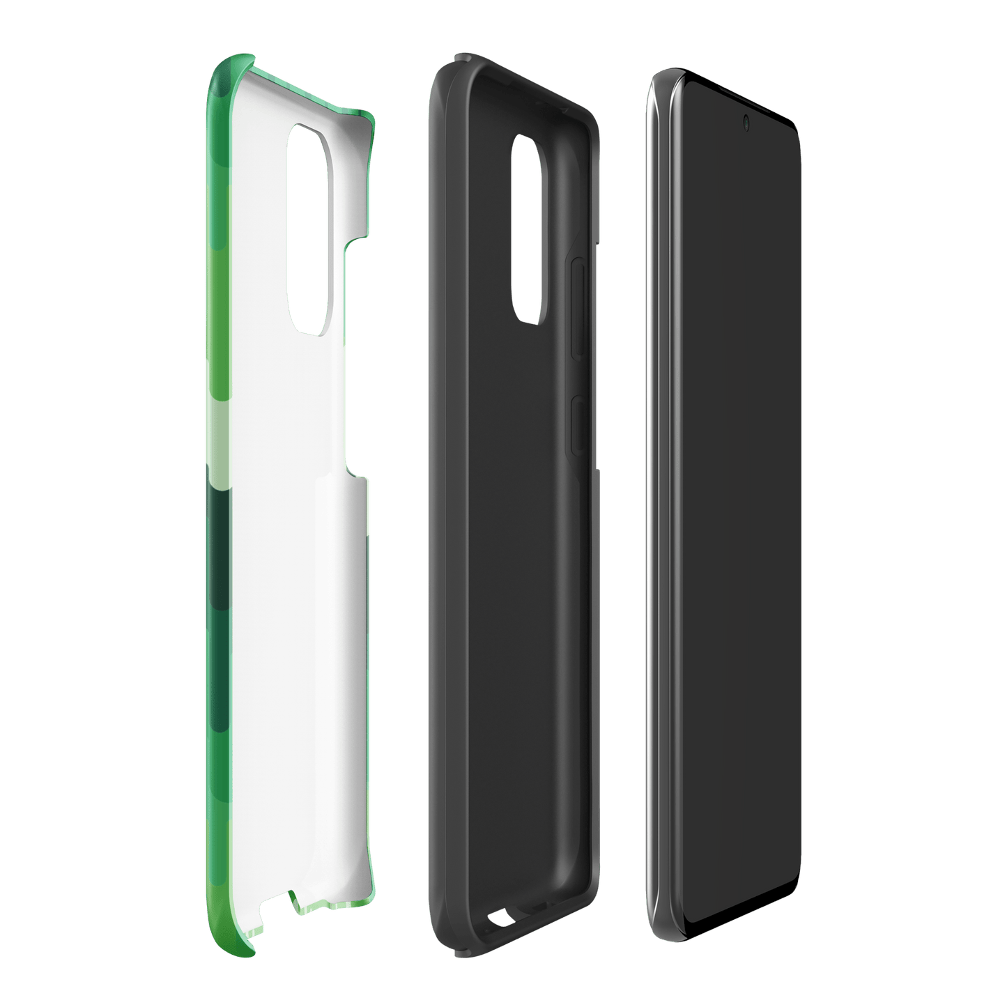 Slime Ombre Green Tough Phone Case - Samsung