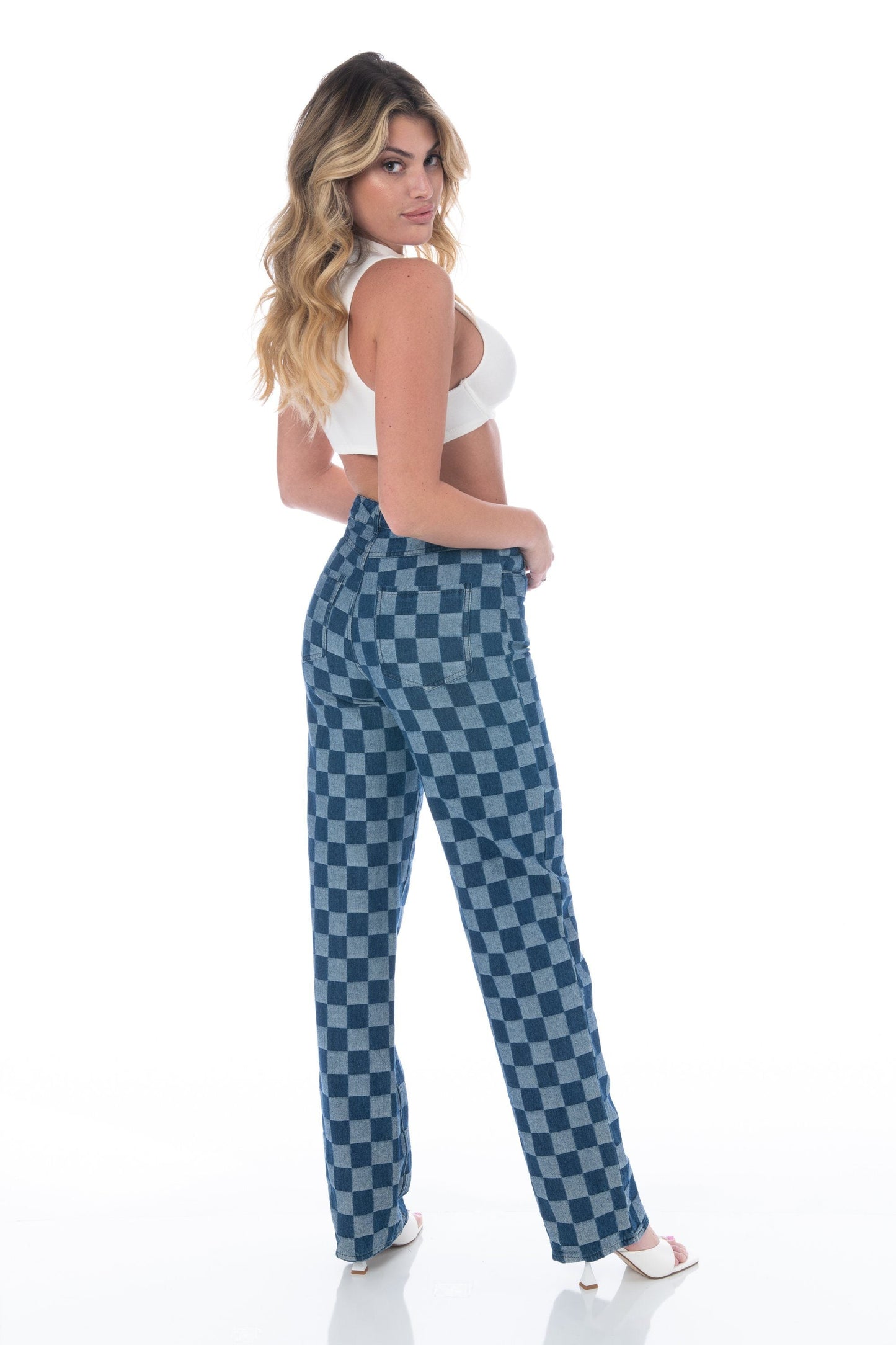 SoCal Checkered Denim Denim HYPEACH BOUTIQUE 