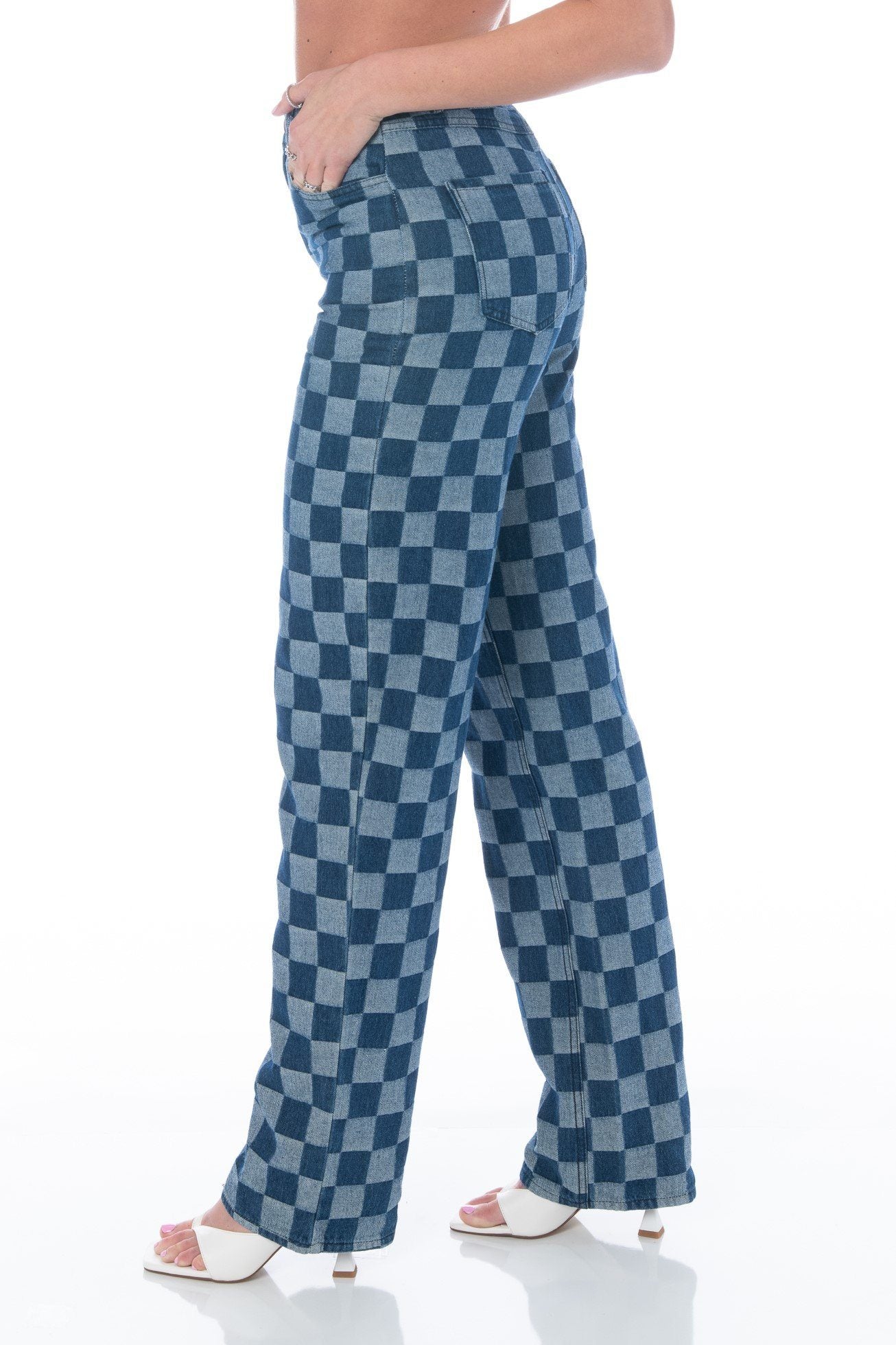 SoCal Checkered Denim Denim HYPEACH BOUTIQUE 