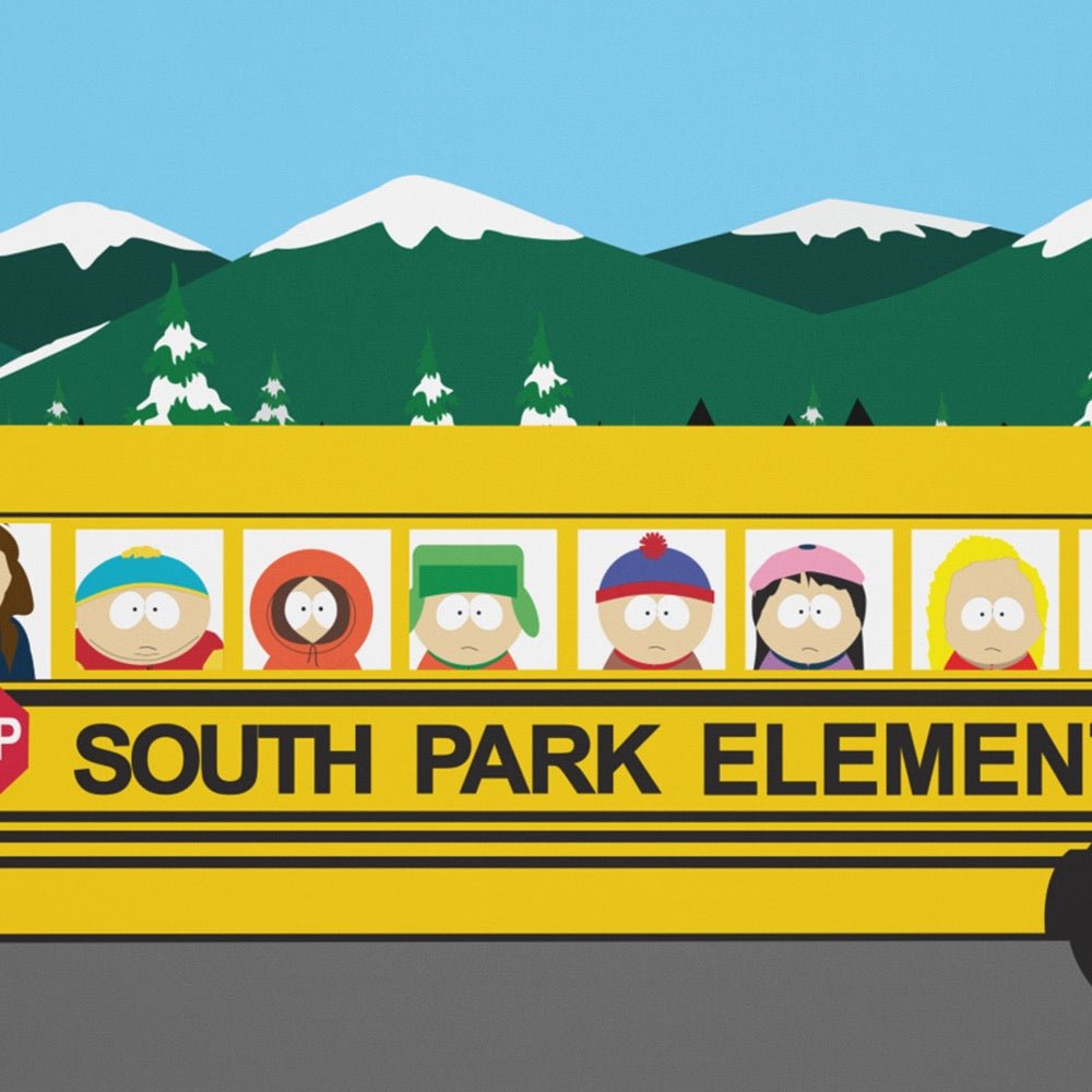 South Park Bus Stop Desk Mat