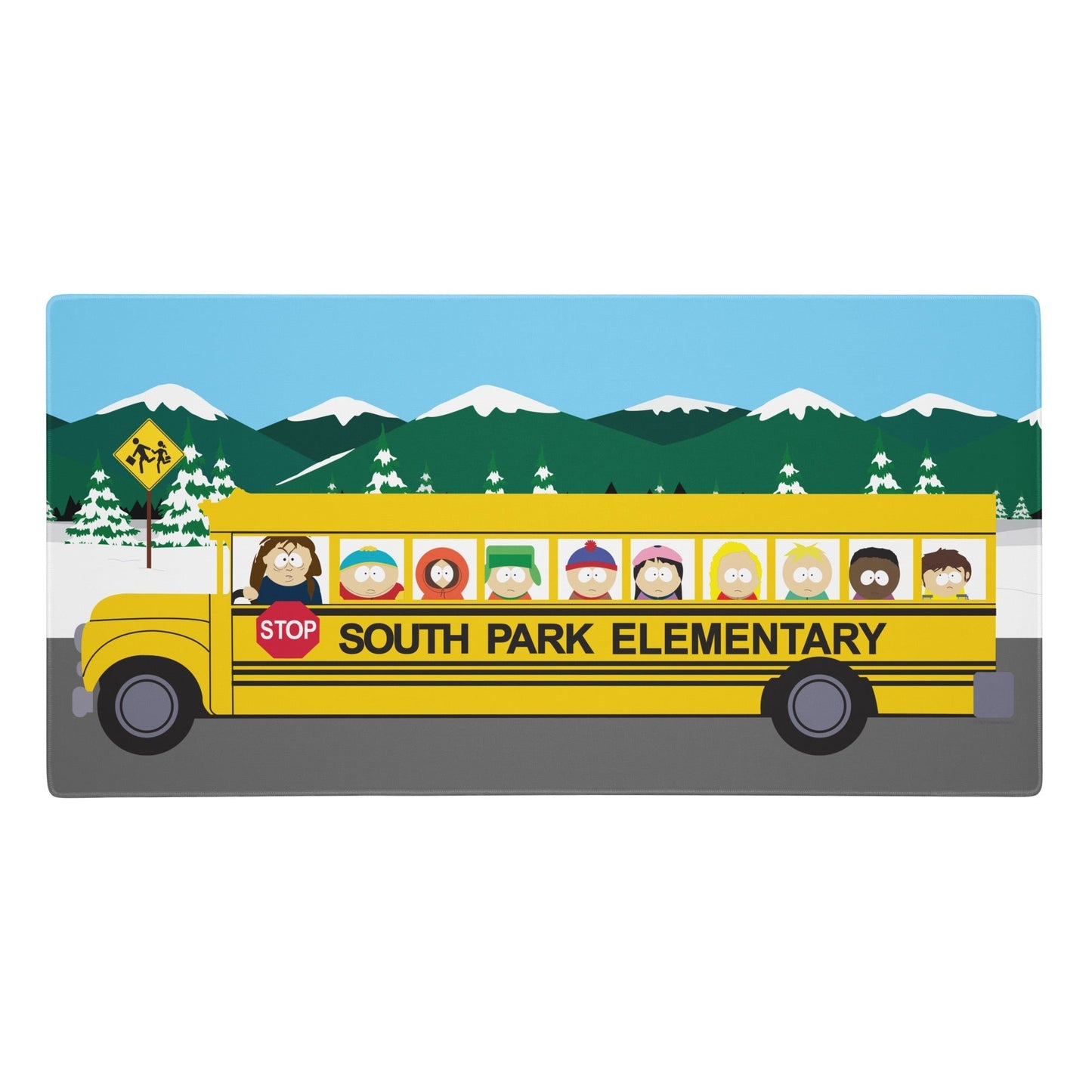 South Park Bus Stop Desk Mat