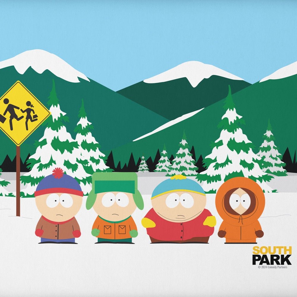 South Park Bus Stop Laptop Sleeve