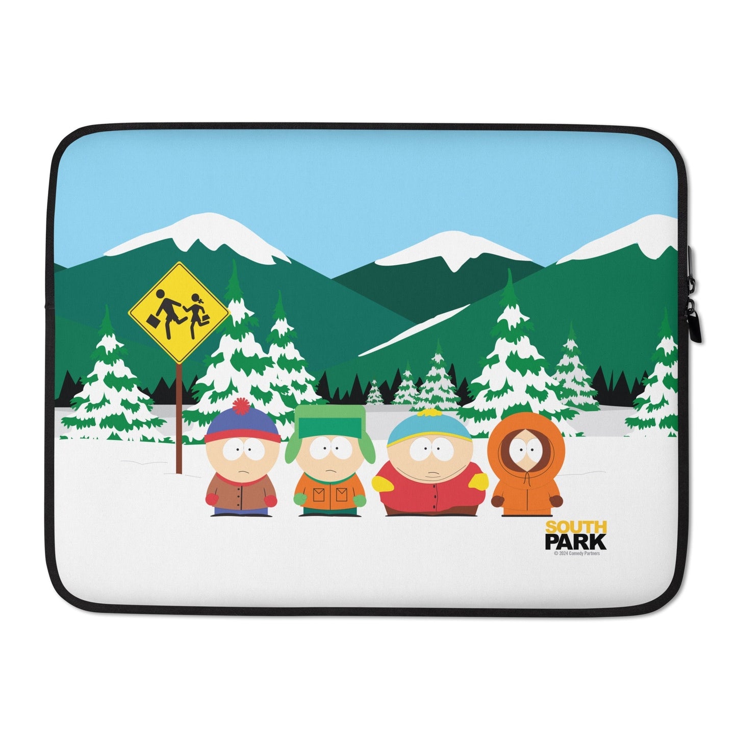 South Park Bus Stop Laptop Sleeve