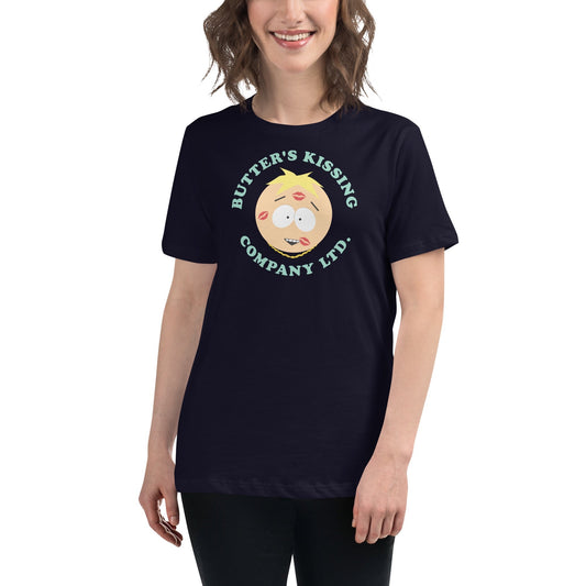 South Park Butter's Kissing Company Womens Short Sleeve T-Shirt