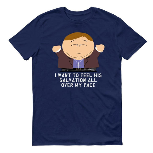 South Park Cartman Salvation All Over My Face Adult Short Sleeve T-Shirt