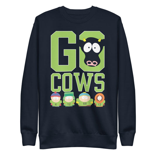 South Park Go Cows Adult Crewneck