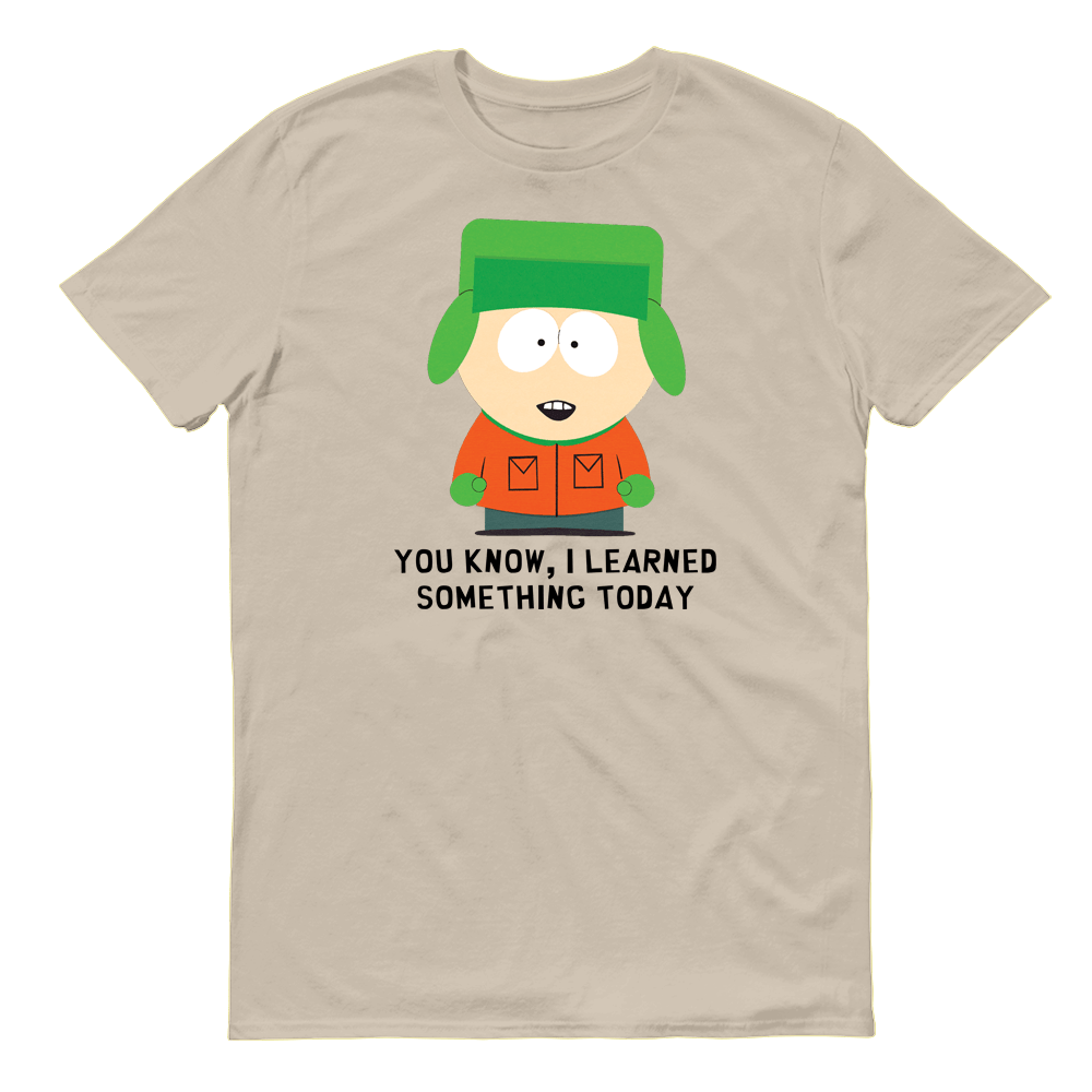 South Park Kyle I Learned Something Today Adult Short Sleeve T-Shirt