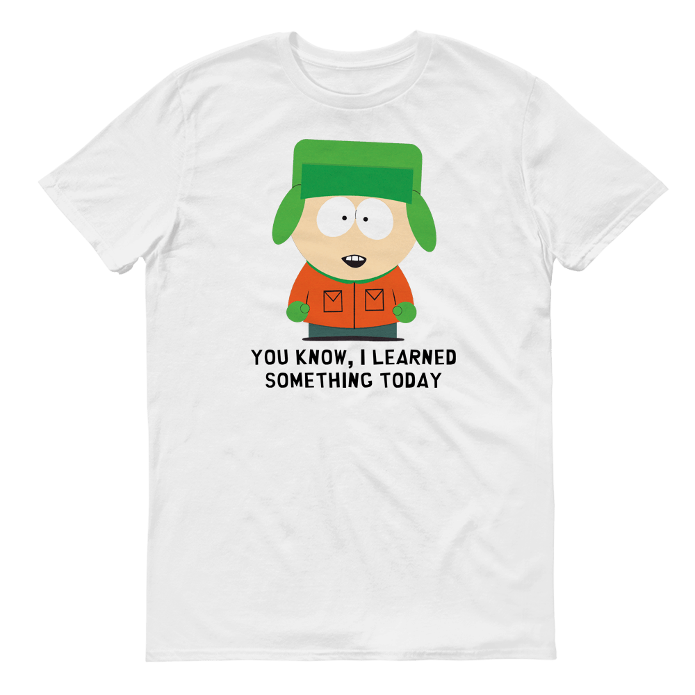 South Park Kyle I Learned Something Today Adult Short Sleeve T-Shirt