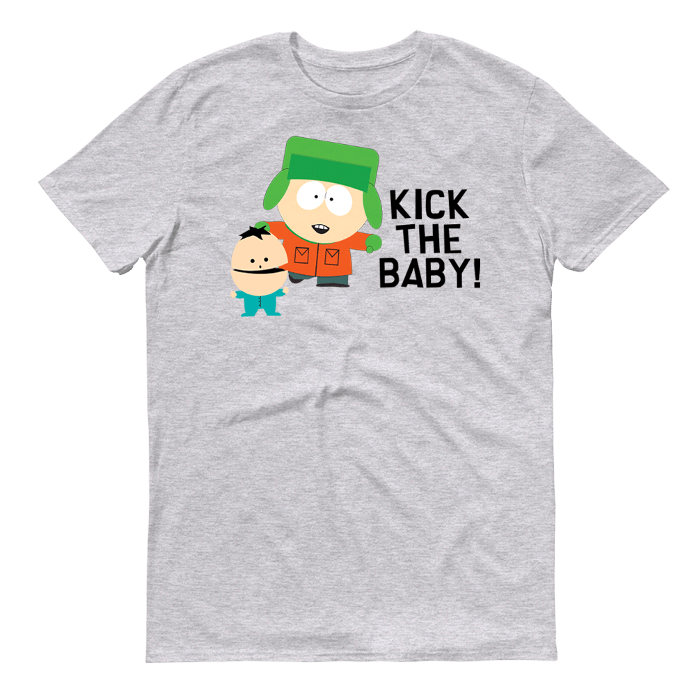 South Park Kyle Kick the Baby Adult Short Sleeve T-Shirt