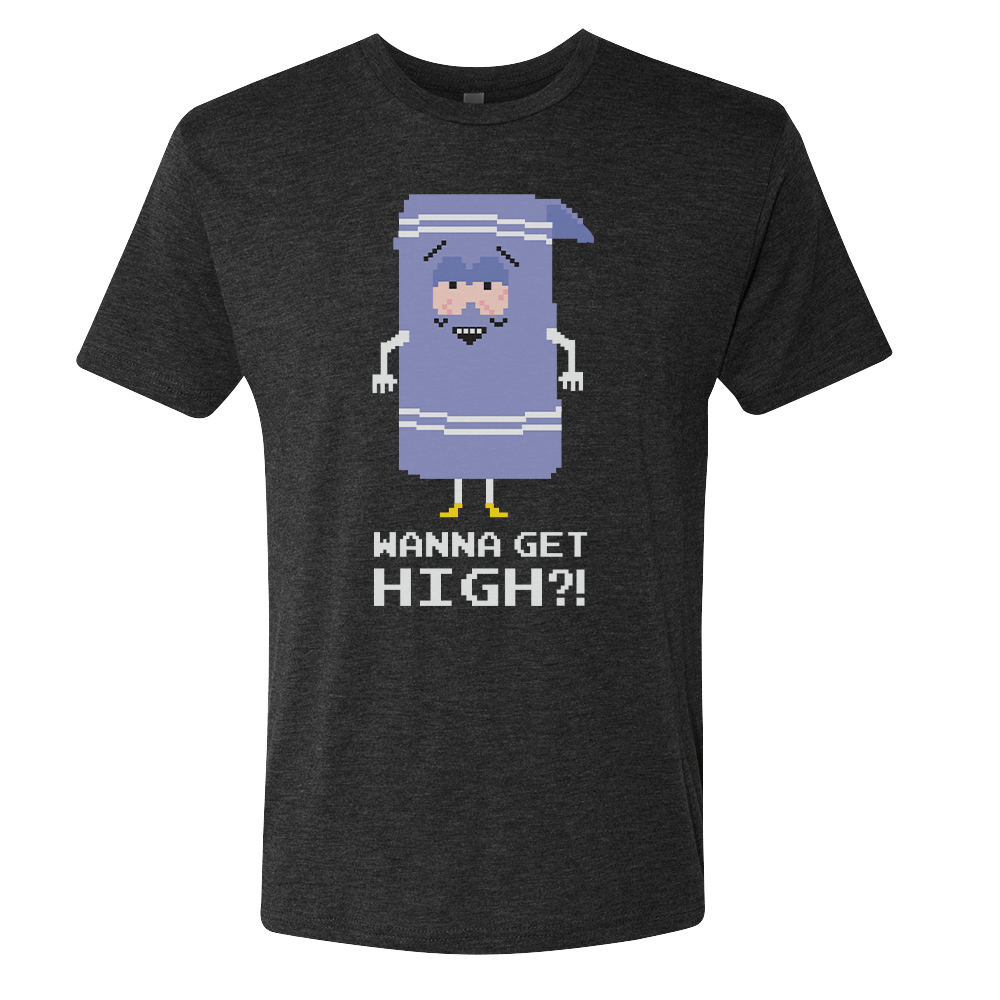 South Park Towelie Wanna Get High Men's Tri-Blend T-Shirt