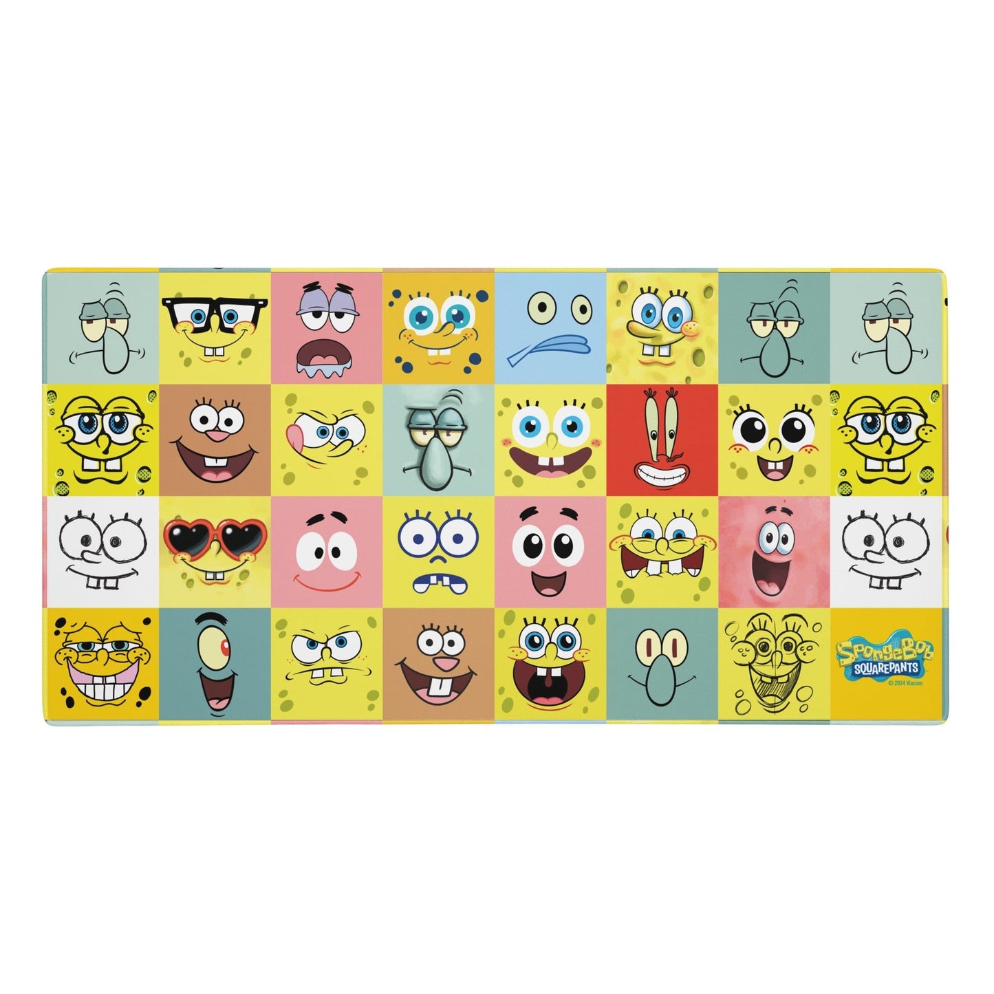 Spongebob Blocks Desk Mat