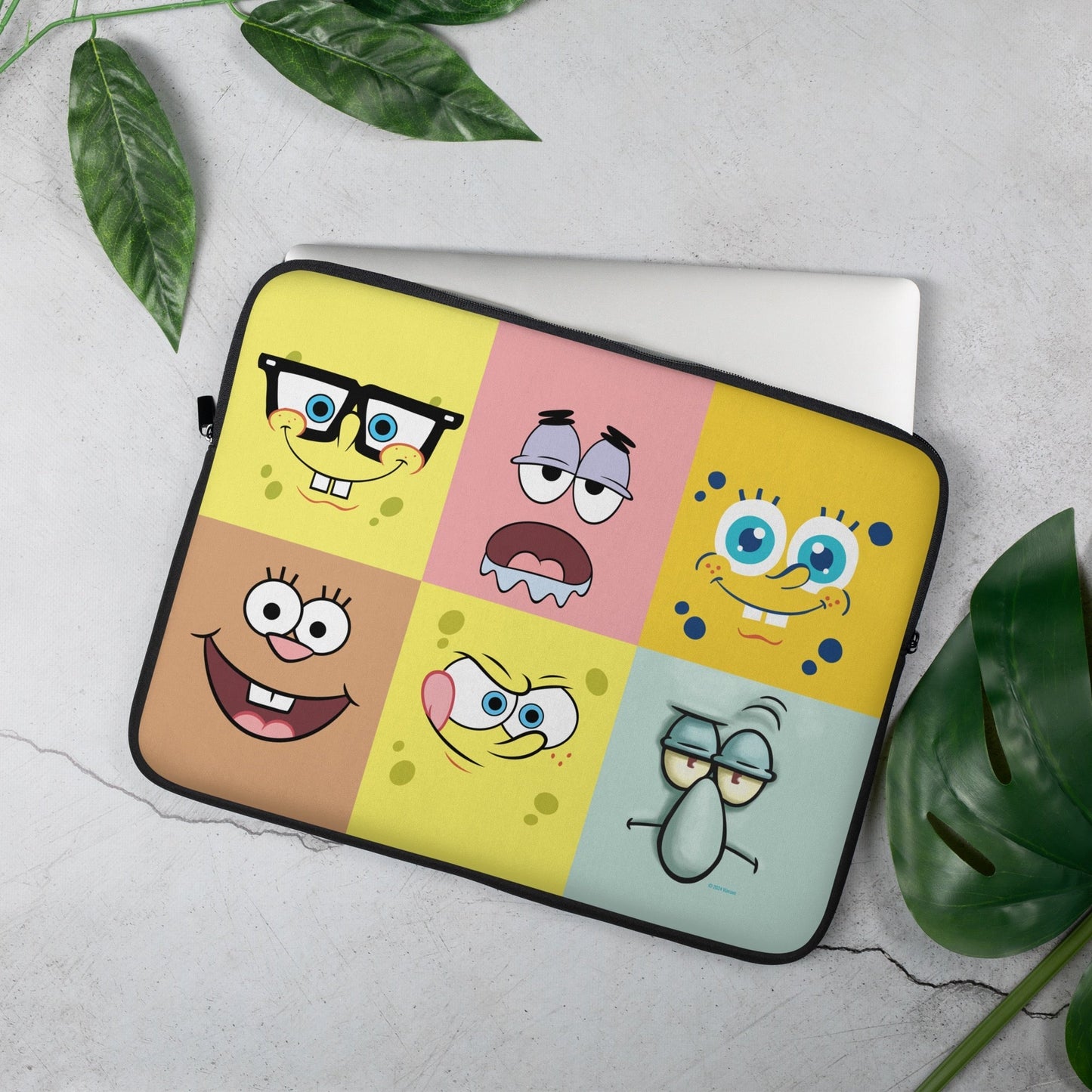 Spongebob Blocks Laptop Sleeve