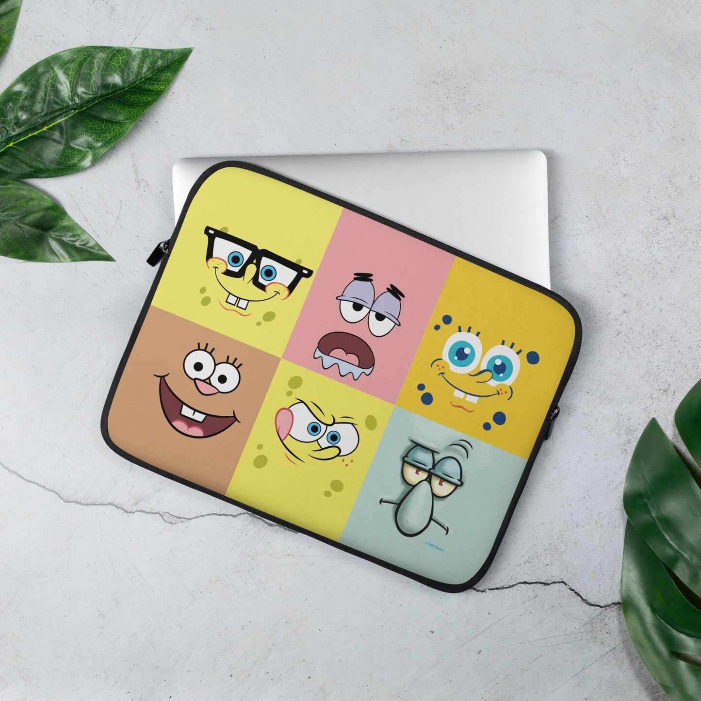 Spongebob Blocks Laptop Sleeve