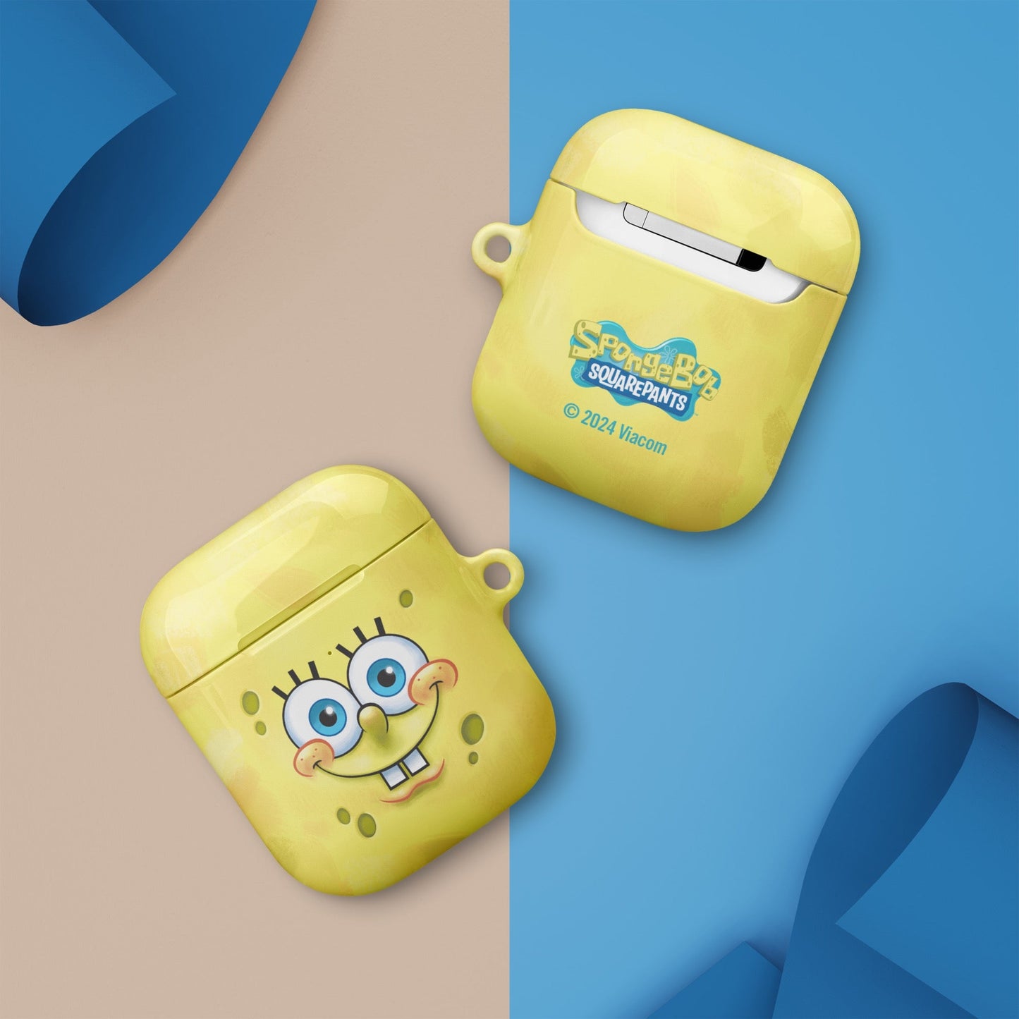 Spongebob Face Earbud Case