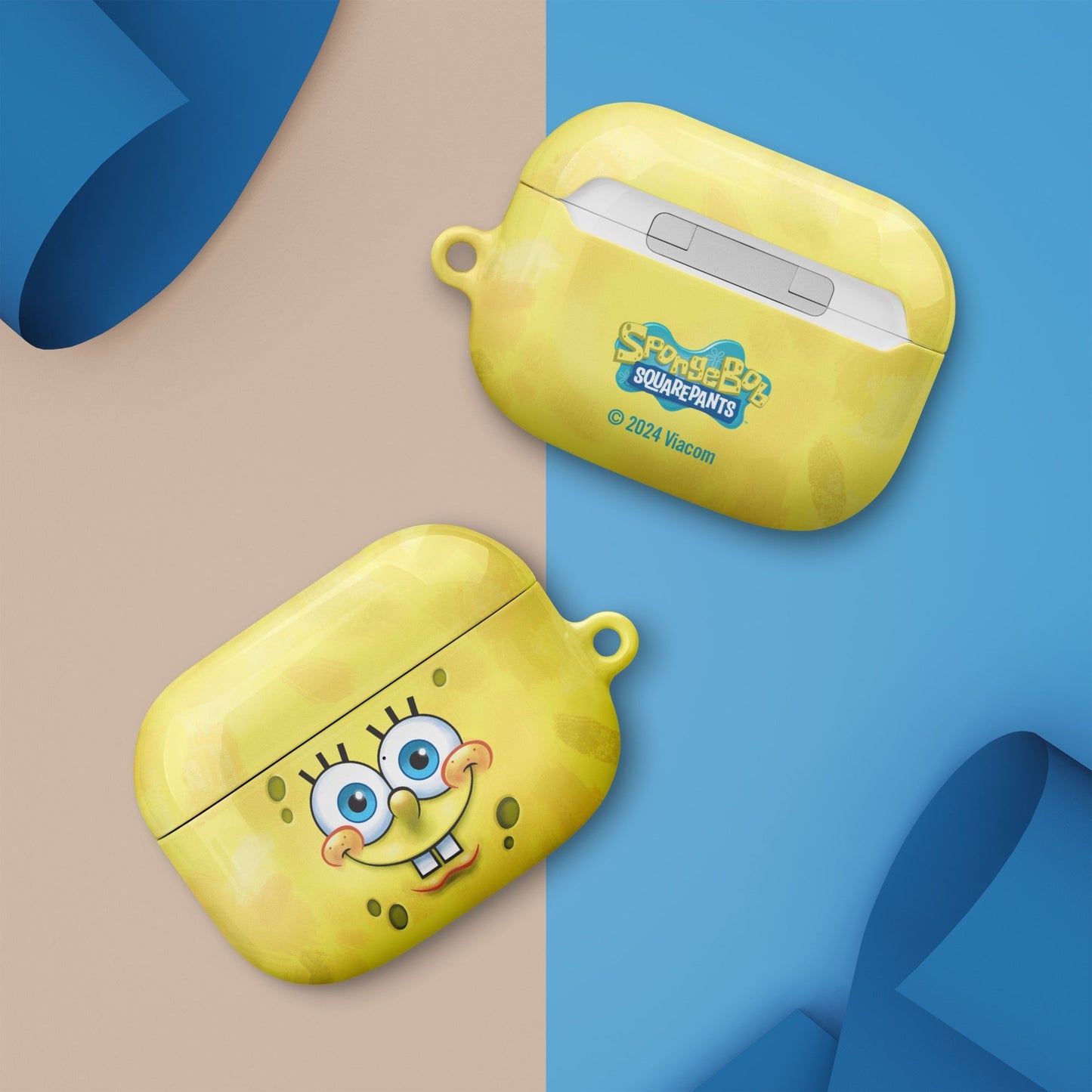 Spongebob Face Earbud Case