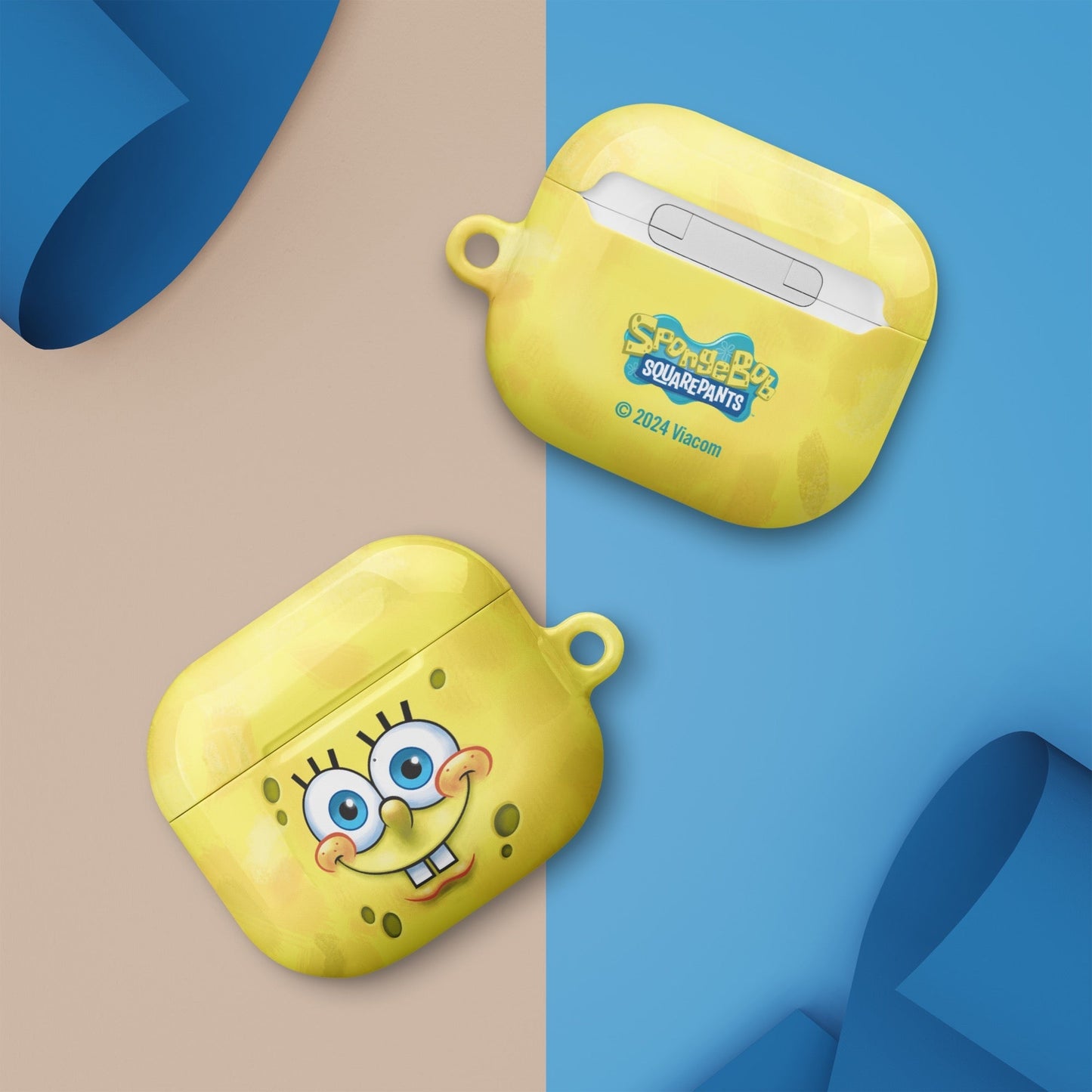 Spongebob Face Earbud Case