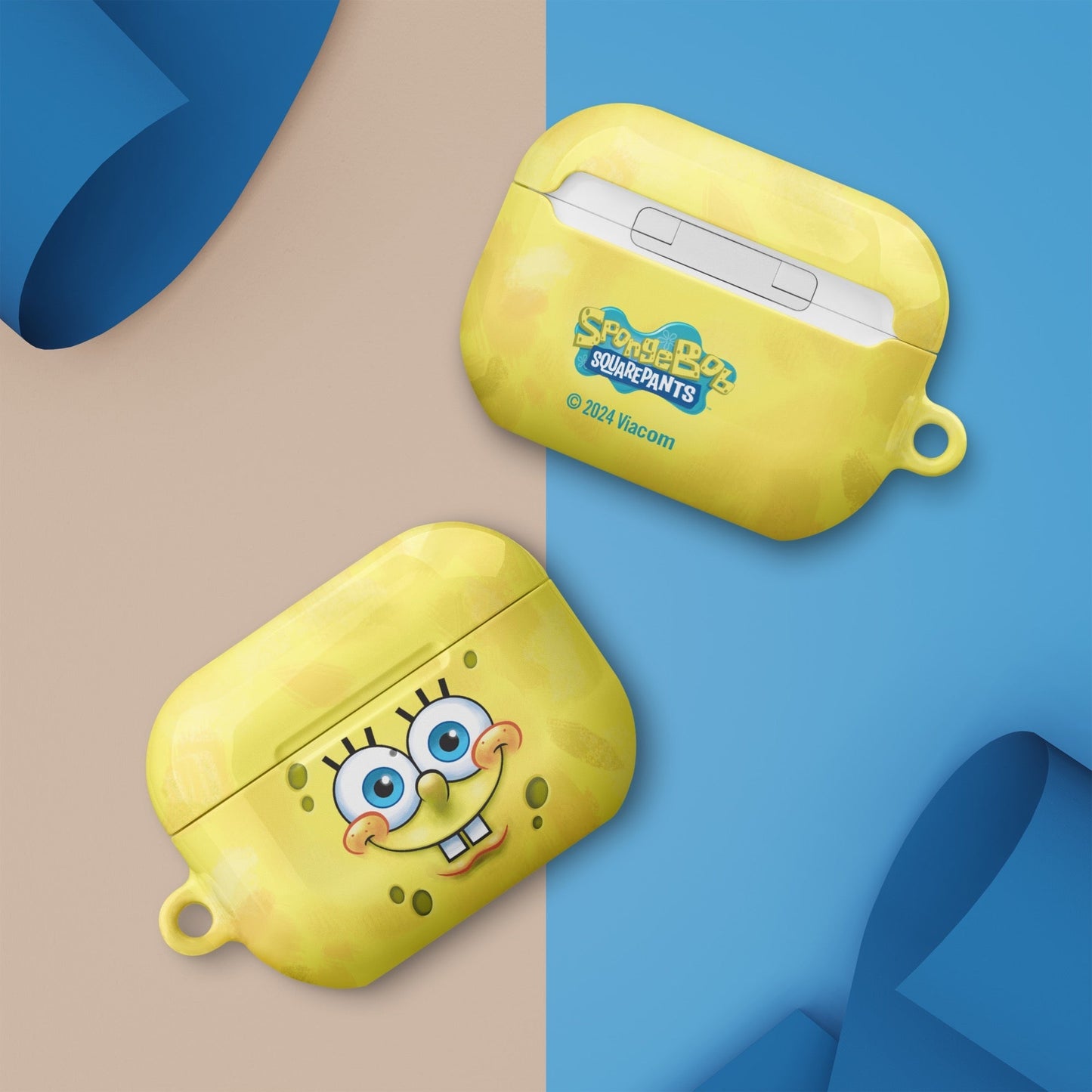 Spongebob Face Earbud Case