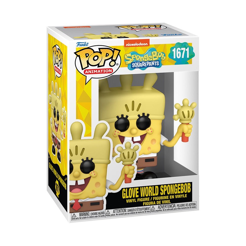 SpongeBob SquarePants 25th Anniversary SpongeBob with Glove Light Funko Pop! Figure