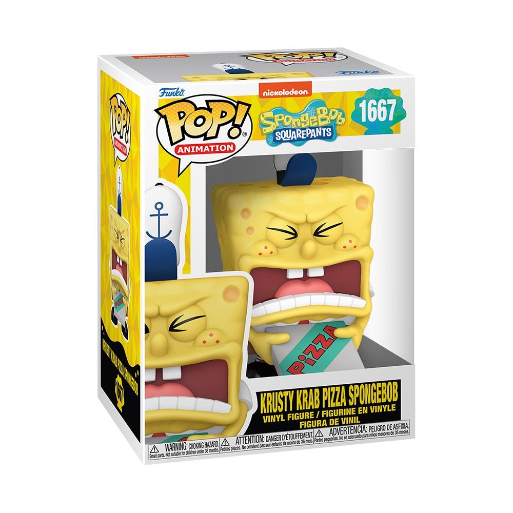 SpongeBob SquarePants 25th Anniversary SpongeBob with Pizza Funko Pop! Figure