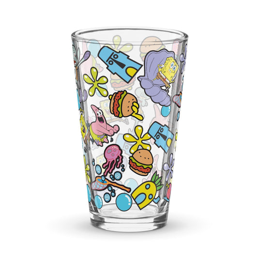 SpongeBob Squarepants Characters Pint Glass