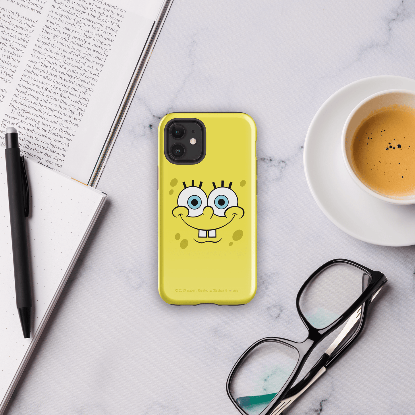 SpongeBob SquarePants Happy Face Tough Phone Case - iPhone